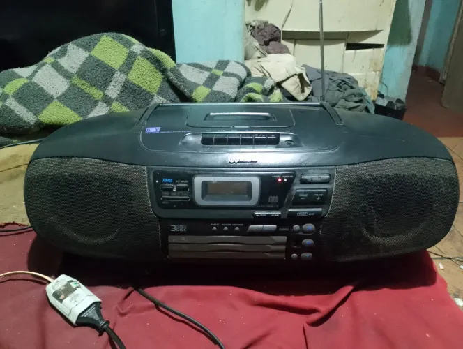 Rádio gravador funcionando o DVD não está funcionando
