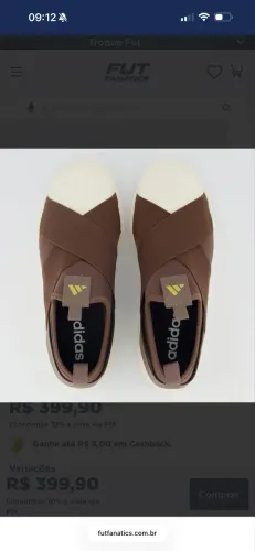 Adidas slip on 36 novo. Original, com nota fiscal 
