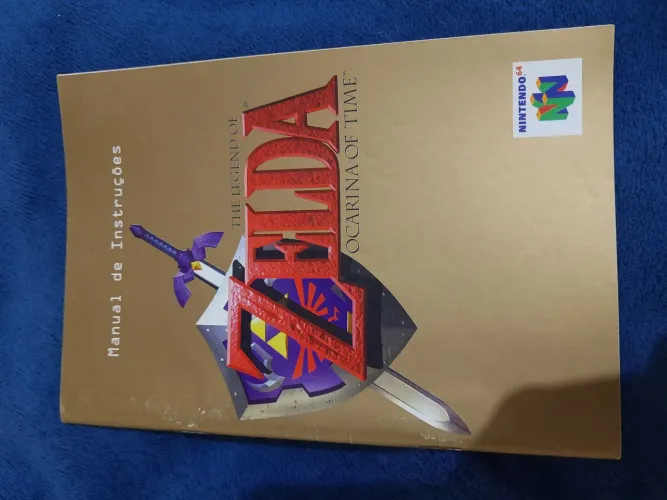 Manual jogo Zelda Ocarina of Time, para Nintendo 64