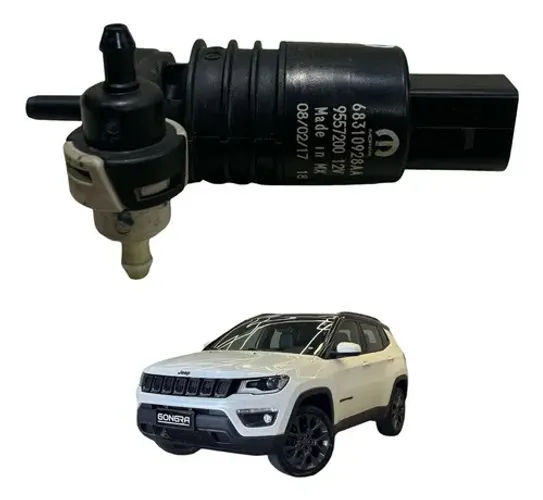 Motor Bomba Esguicho Água Pára-brisa Compass 2018 A 2024