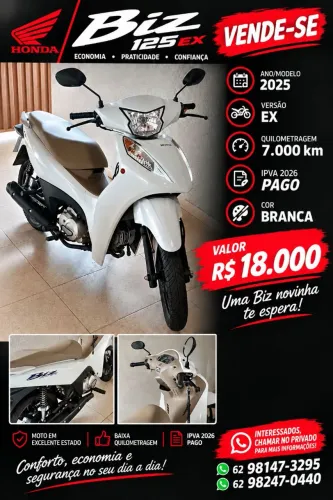 Honda Biz 125 EX (Aceito proposta