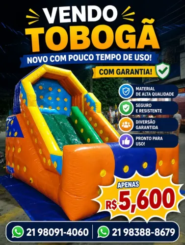 Vendo Tobogã novo