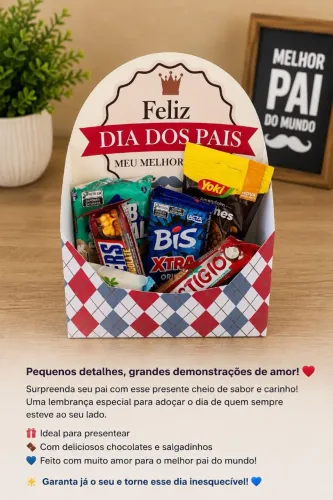 Personalizados Dia dos Pais - Caixas, Porta Chocolates e Lembranças