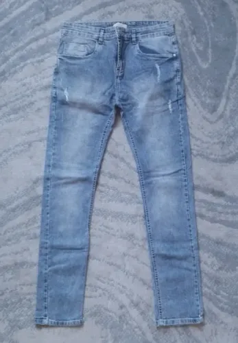Calça jeans azul masculina