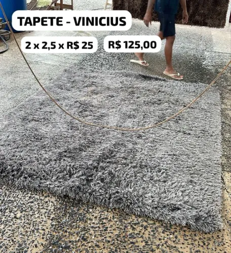 Limpeza de tapete