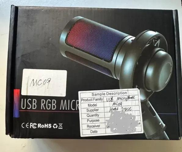 Usb rgb microphone rohs