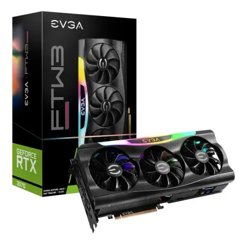 Placa De Vídeo Evga Rtx 3070 Ftw3 Ultra Gaming 8gb