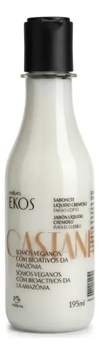 Natura Ekos Castanha Sabonete Líquido Cremoso 195ml