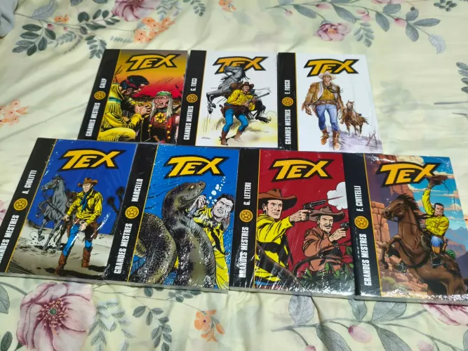 Hq Tex Grandes Mestres Completo 7 Volumes