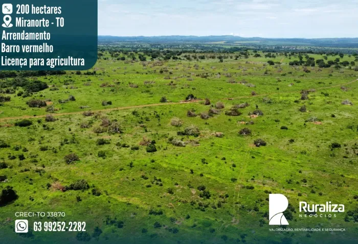 Área Agrícola para Arrendar  200 ha com Licença e Solo de Alta Produtividade
