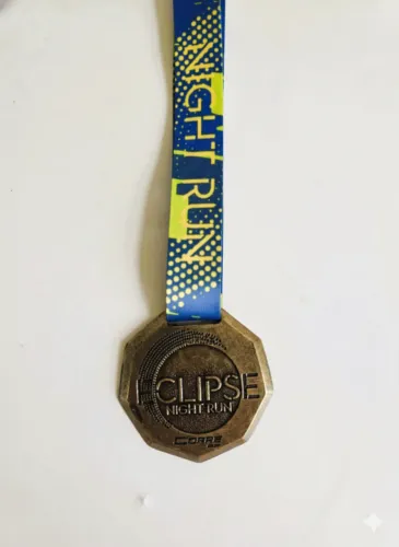 Medalha Eclipse Night Run 2020 - Rio de Janeiro