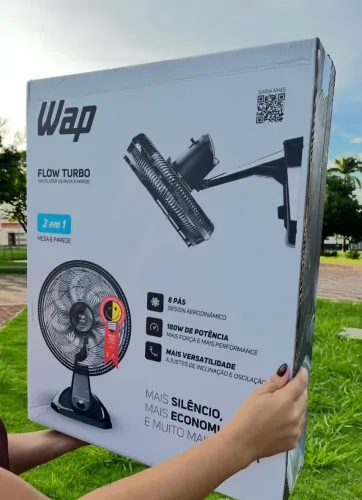 Ventilado Wap turbo o maior 50 cm 3 velocidade 8 pás novo na caixa