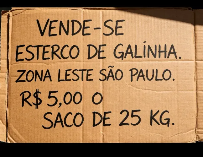 Esterco de Galinhas