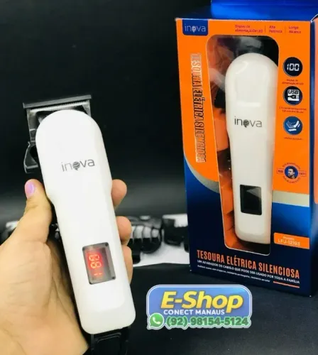 Máquina De Cortar Cabelo Com Visor De Tela - Entrega Grátis