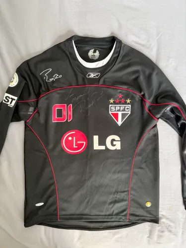 Camisa Rogério Ceni Autografada à Mão 2005 - Usada em Jogo - Acervo Fábio Santos