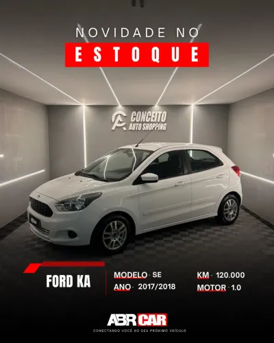 Ford KA 1.0 Se/se Plus Tivct Flex 5P 2018