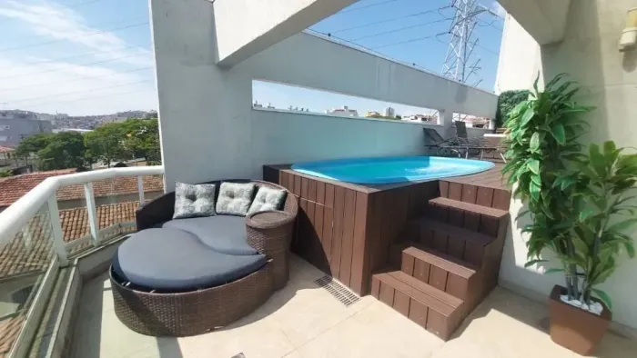 Apartamento para alugar Nova Petropolis 106m2, 3 quartos, 1 suite, sacada, cozinha planeja