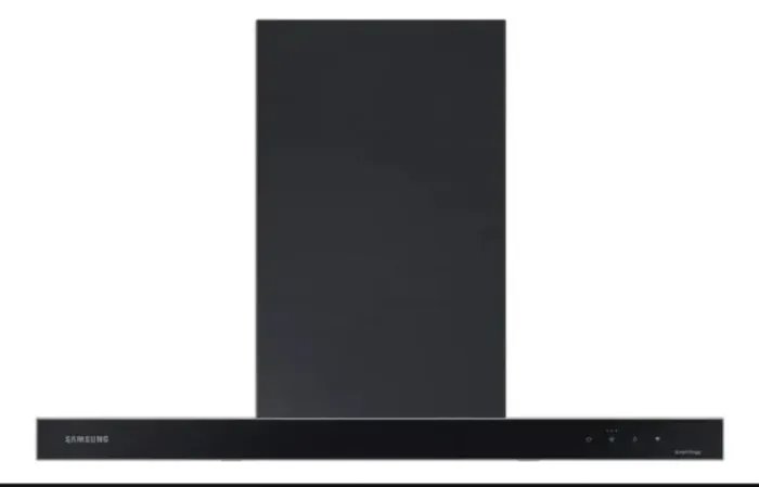 Coifa Samsung De Parede Power Ventilation Com Wi-fi Black Inox 90cm Nk36cb600w33bz 220v