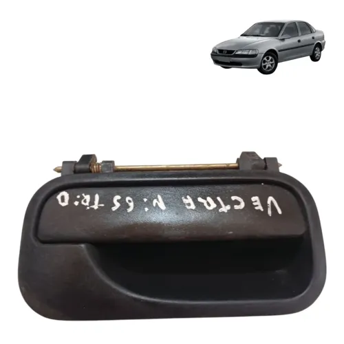 Macaneta Externa Porta Traseira Lado Direito Vectra S 25406 Preto Traseira