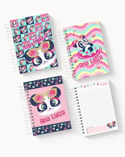 Caderno A5 personalizado 