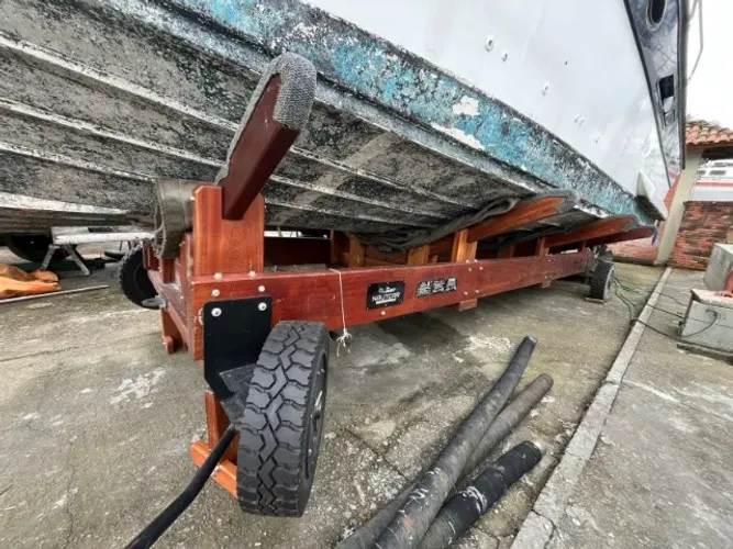 Carreta de encalhe lancha 45 pés