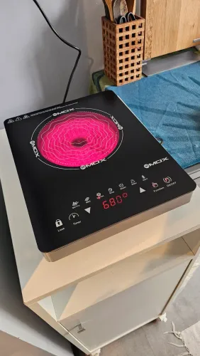 Fogão Elétrico, Funciona com qualquer tipo de panela, 220v, Novos