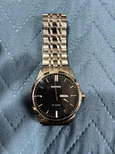 Relógio Clássico Com Pulseira De Aço Inoxidável Sekonda Men