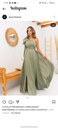 Vestido de madrinha verde