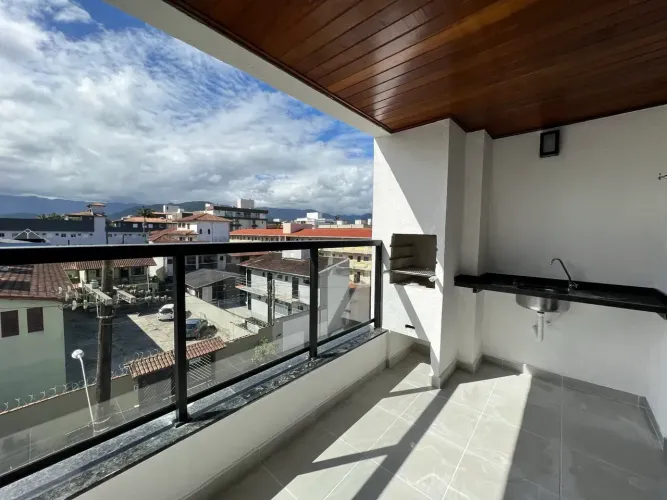 Apartamento novo no Itaguá, frente rua | 2 dormitórios | Varanda gourmet - Ubatuba - SP
