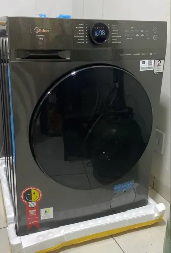 Lavadora de Roupas Midea Slim Titanium 11kg