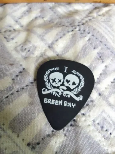 Palheta Green Day show 2010 Brasília