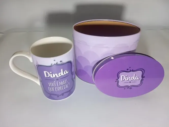 Caneca personalizada Dinda (Desapego)