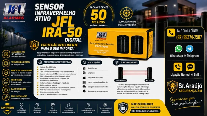 Sensor INFRAVERMELHO Ativo [Nova Cidade]