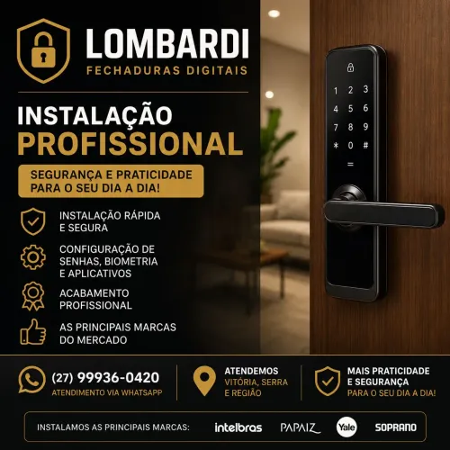 Instalação Fechadura Digital