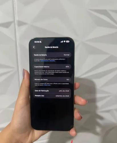 O iPhone 16 pro Max 256gb novo todo original