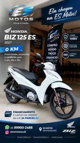 BIZ BRANCA 125 ES 2027 - 0KM