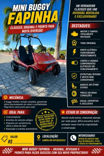 Mini buggy FAPINHA