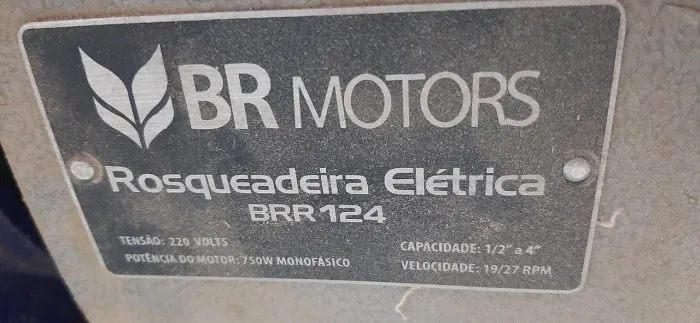 Rosqueadeira elétrica BR Motors