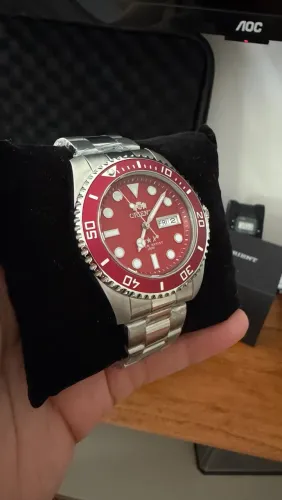 Relógio Orient Submariner 42mm NH3SS009-W1SX