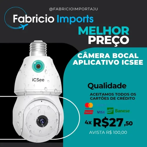 CÂMERA DE SEGURANÇA BOCAL ICSEE