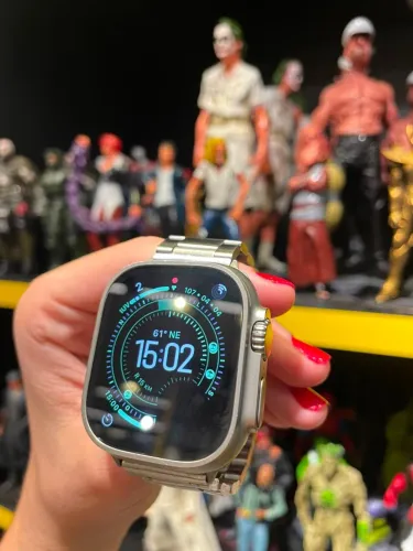 APPLE WATCH ULTRA 2 49MM SEMINOVO - GARANTIA EM LOJA ATE 18X NO CARTAO ACEITO TROCAS