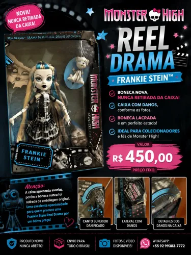 MONSTER HIGH REEL DRAMA - FRANKIE STEIN