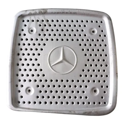 Chapa proteção catalisador c/detalhes MB Accelo 1016