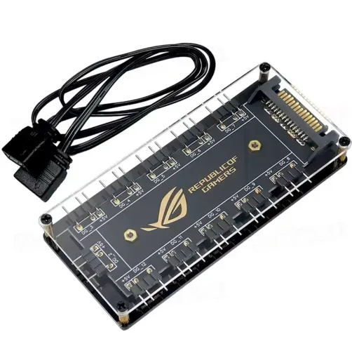 Hub Controlador ARGB 5v 3 Pinos 10 Portas