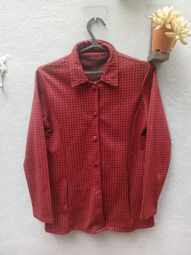 Blazer Xadrez Vermelho