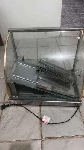 Estufa expositora de salgados