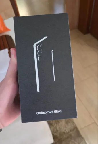 Samsung Galaxy S25 ultra 256GB LACRADO com NF cinza titânio