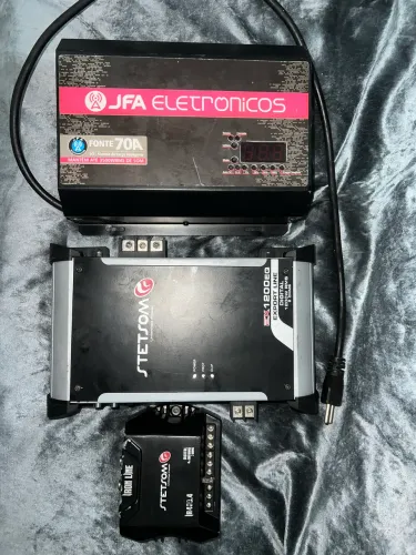 Fonte JFA 70A / Módulo stetsom 1200x2 / 400x4