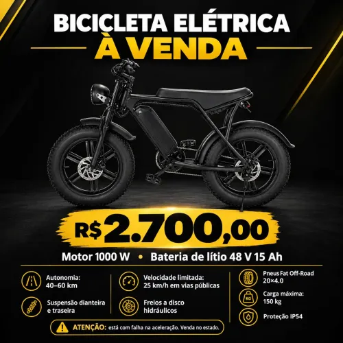 Bicicleta elétrica 