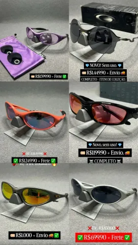 COLEÇÃO OAKLEY - TODOS ORIGINAIS.